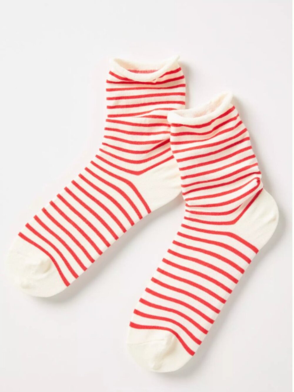Anthropologie Hansel From Basel Nautical Striped Crew Socks - NWT